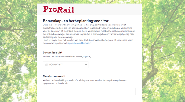 Bomenkap- en herplantingsmonitor (formulier)