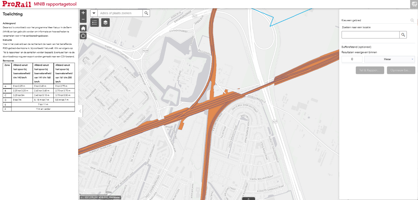 Meer natuur in de berm rapportagetool