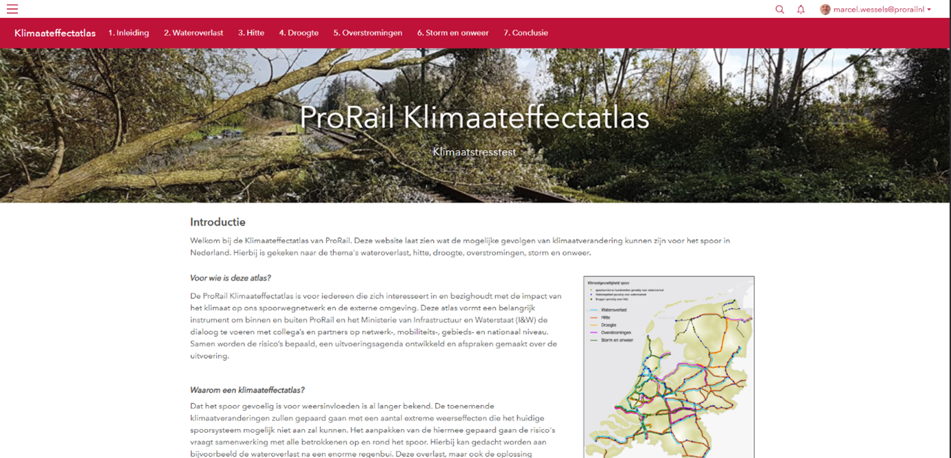 ProRail Klimaateffectatlas