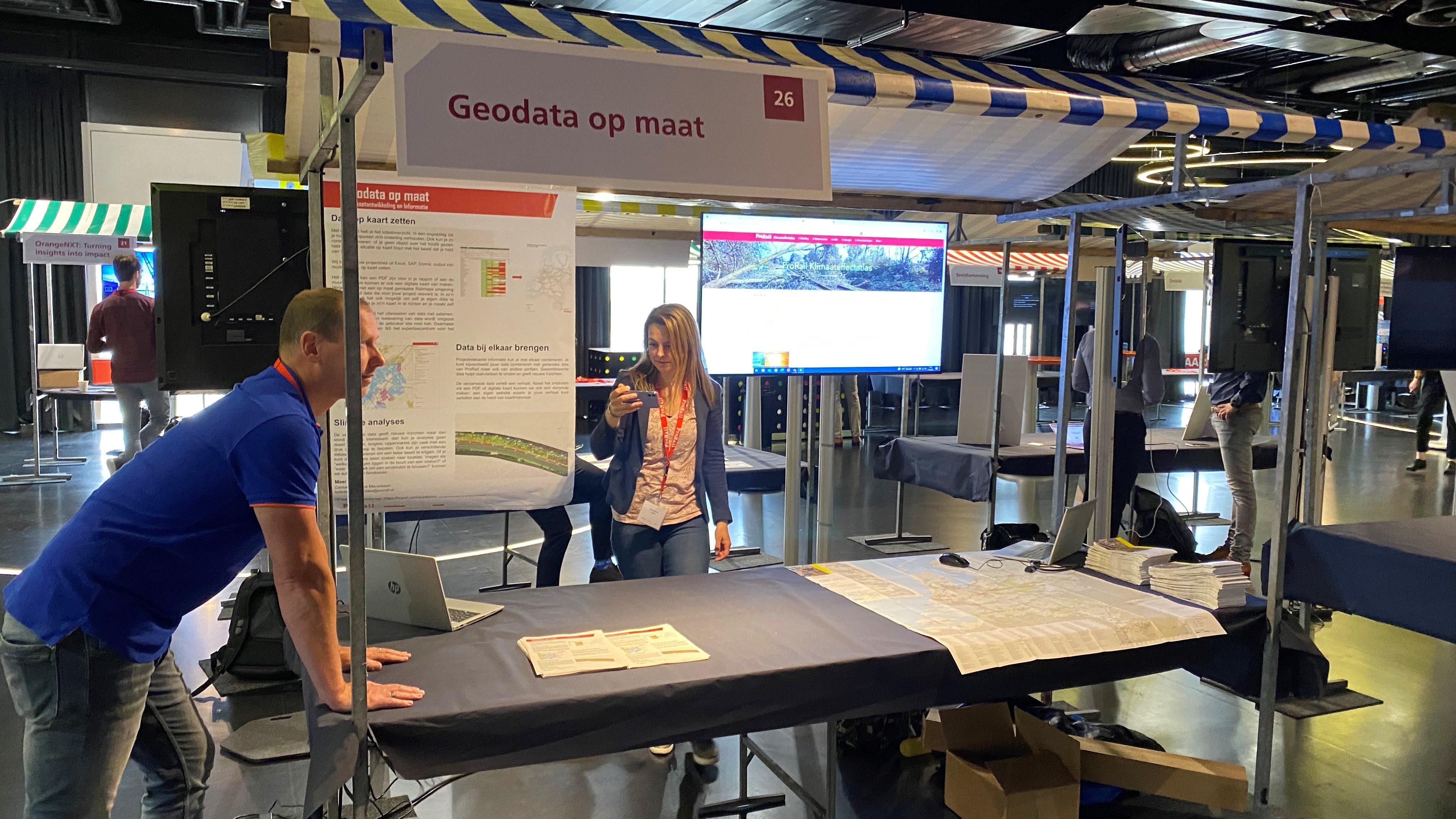 Afbeelding van de stand Spoordata op maat