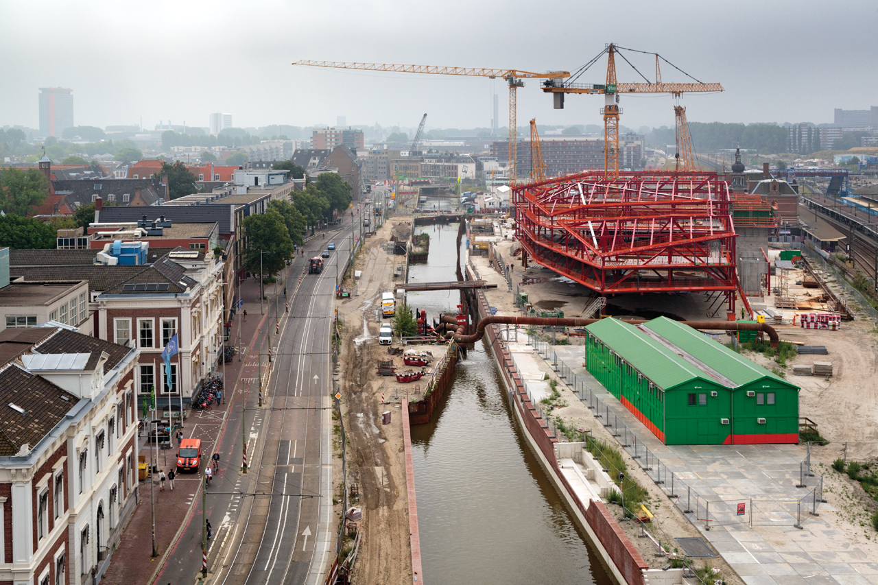Een afbeelding van spoorzone Delft