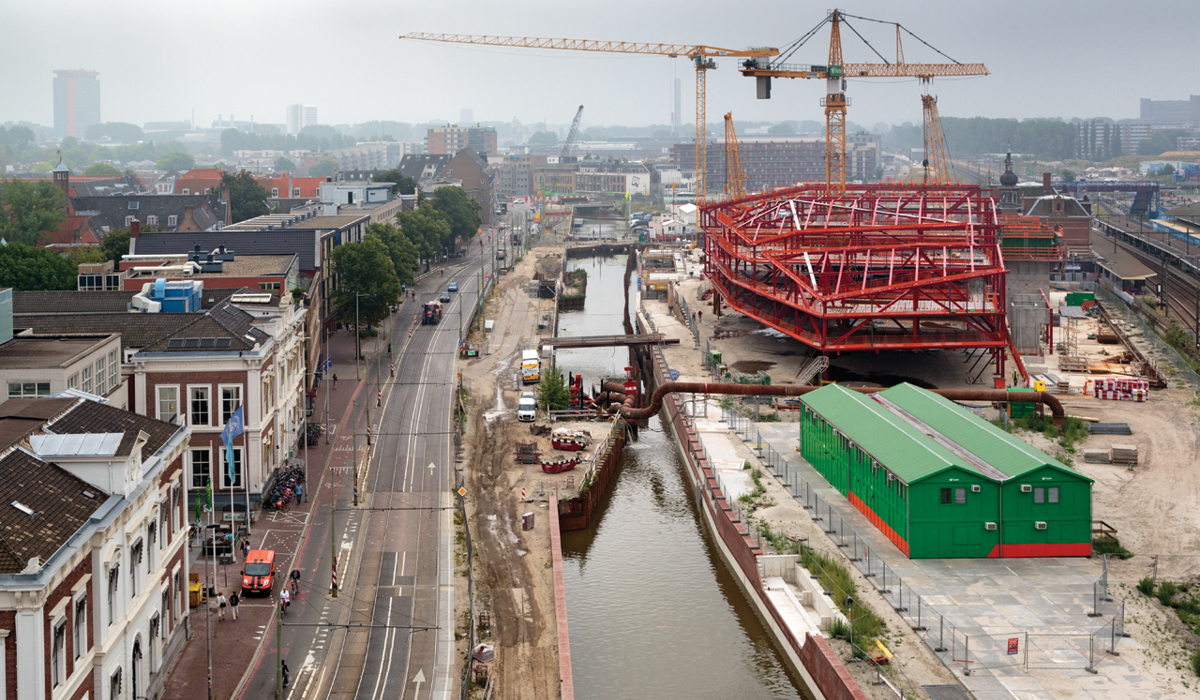 Een afbeelding van spoorzone Delft