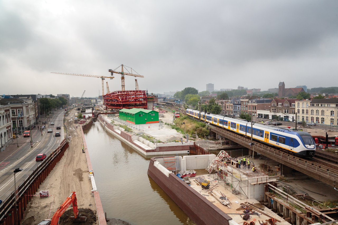 Afbeelding van spoorzone Delft