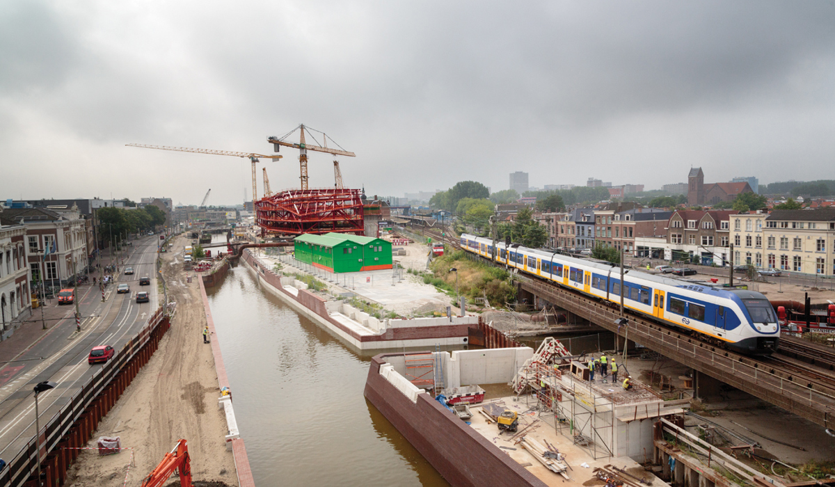Afbeelding van spoorzone Delft